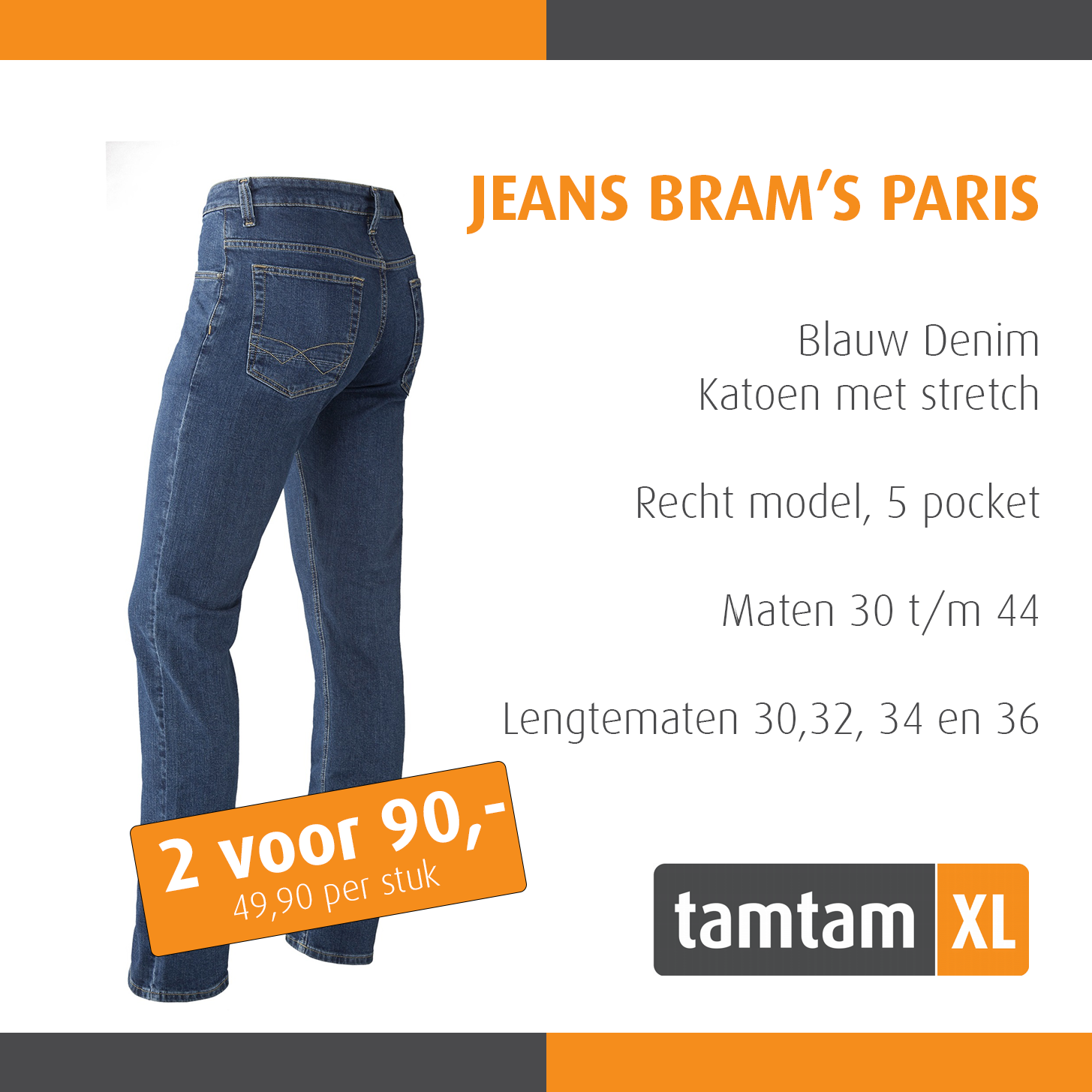 valuta Ontwijken resterend Grote Maten Jeans & Spijkerbroeken | TamTam XL